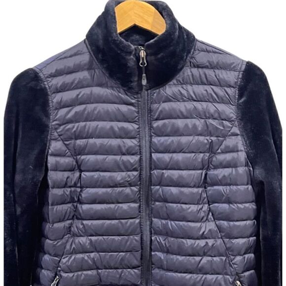 32 degrees stormy night Mixed Media Plush Jacket Size Small - Picture 5 of 9